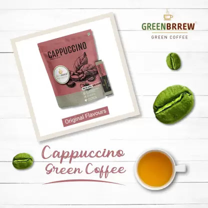 GreenBrrew Green Coffee Beverage Mix, CAPPUCCINO Original Instant Coffee (30 g, Green Coffee Flavoured) GreenBrrew Green Coffee Beverage Mix, CAPPUCCINO Original Instant Coffee (30 g, Green Coffee Flavoured)